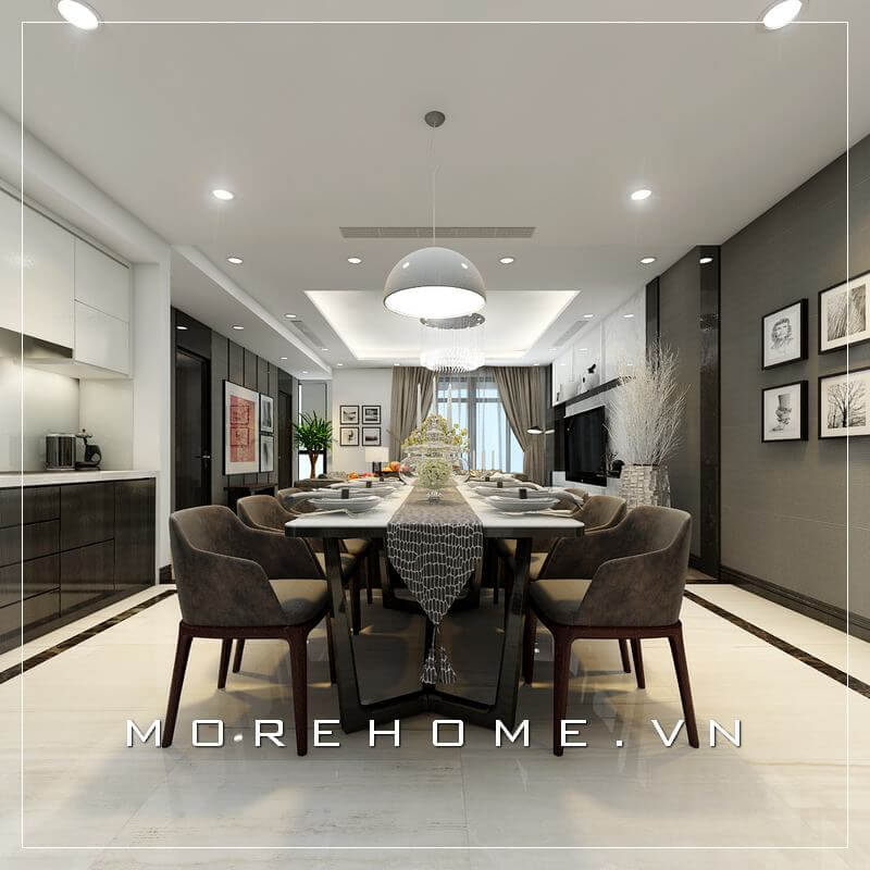 Thiết kế phòng ăn tại Hà Nội